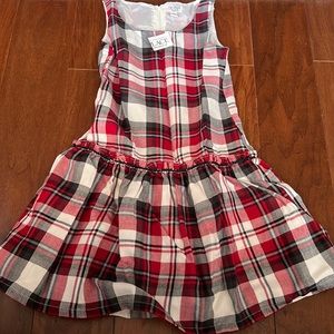 Girls dress size 8 in plaid